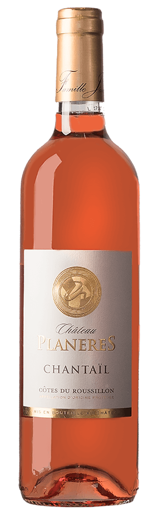 Chateau Planeres Chantail rosé AOC Côtes du Roussillon Flasche