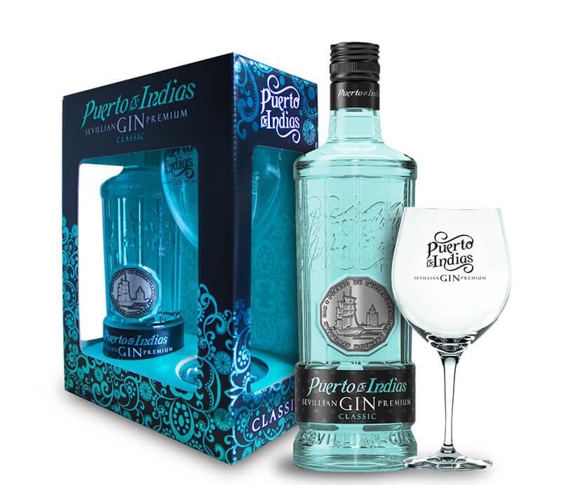 Puerto De Indias Sevillian Premium Classic Gin Geschenkbox