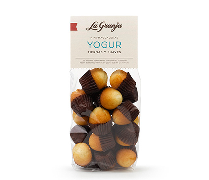 Mini Madalenas mit Joghurt Verpackung
