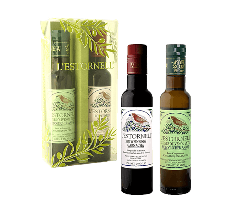Olivenöl & Rotweinessig Geschenkset
