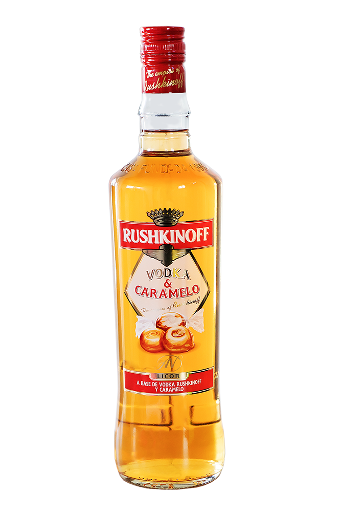 Rushkinoff Vodka Karamell Likör online kaufen bei Mitte ...