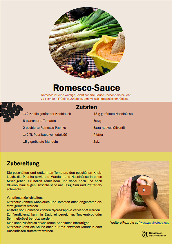 Katalanische Romesco-Sauce
