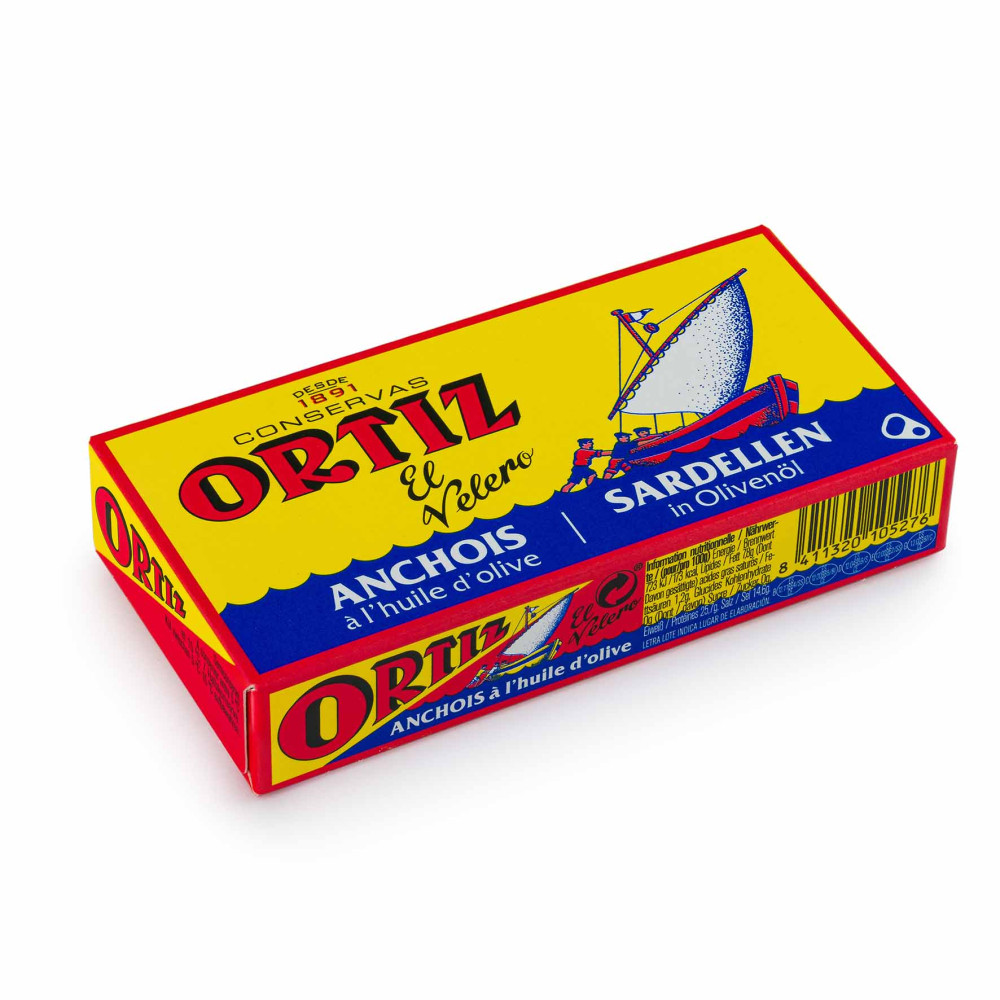 Anchovies in Olivenöl Dose