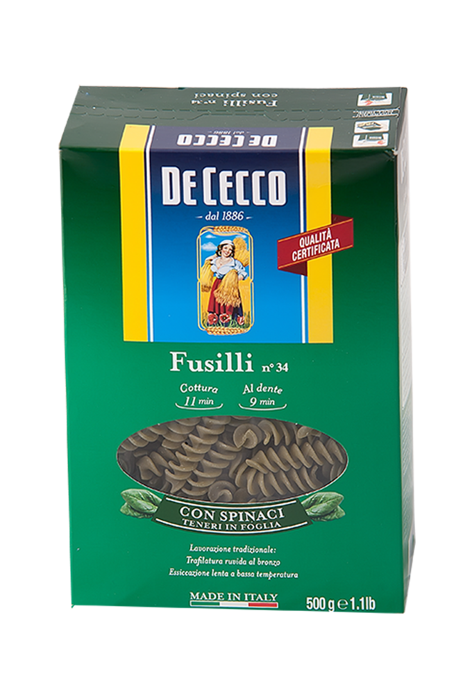 Spinat Fusilli Nr. 34