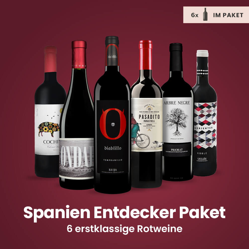 Wein Entdecker-Paket Spanien jetzt kaufen | Mitte Meer Shop