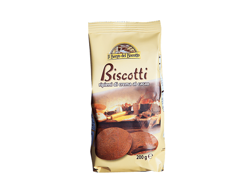 Il Borgo del Biscotto - Gebäck mit Kakaocreme Füllung