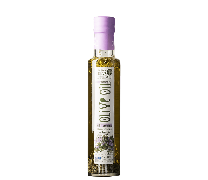 Natives Olivenöl extra aus Kreta mit Rosmarin
