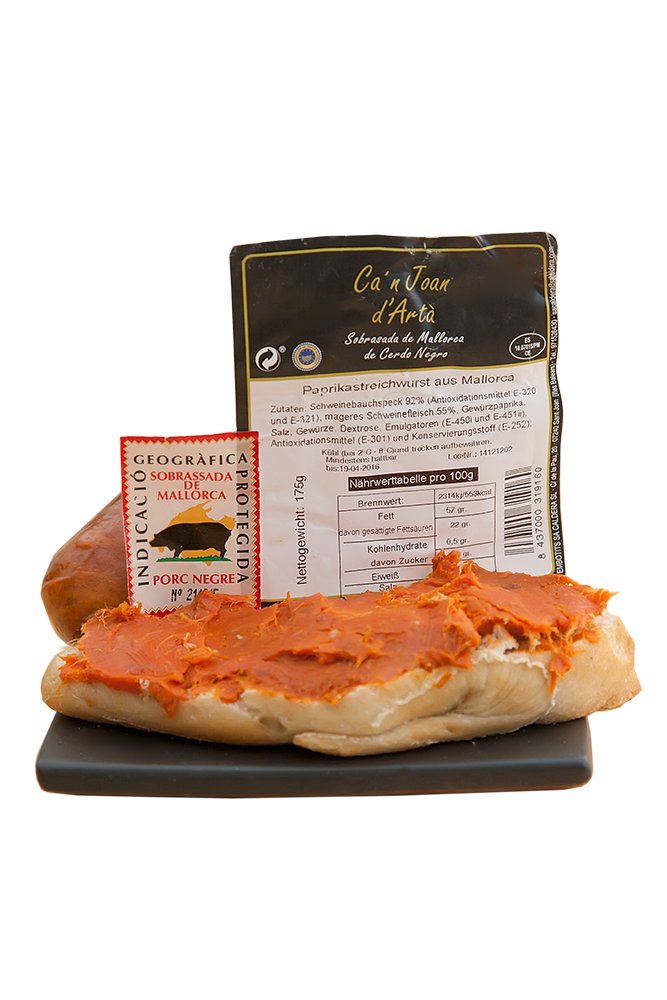 1/2 Sobrasada aus Mallorca vom schwarzen Schwein 175gr