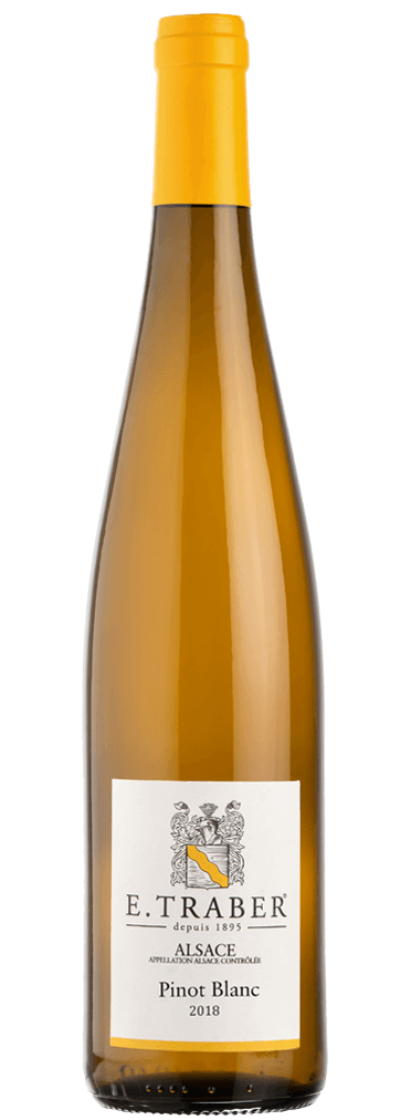 E. Traber Pinot Blanc Flasche