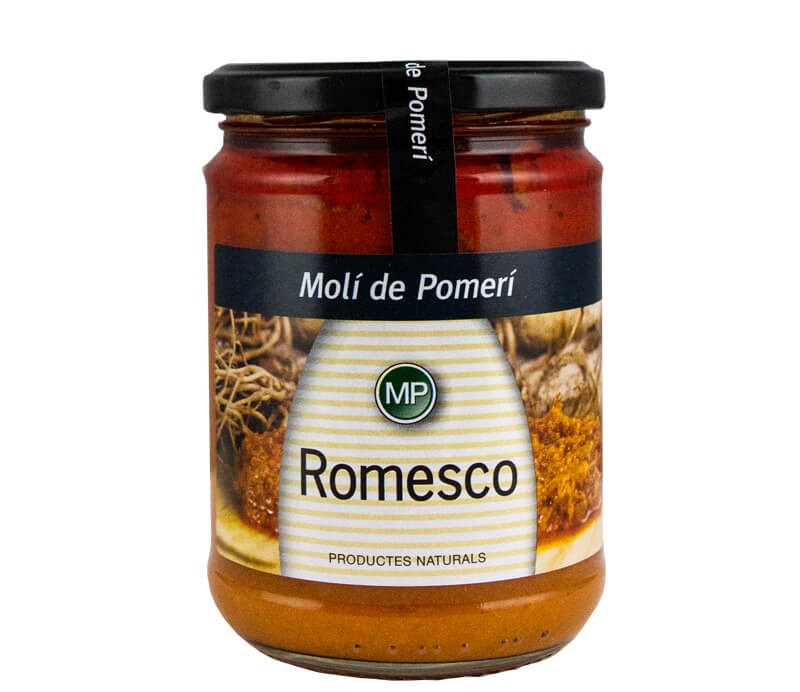 Salsa Romesco Soße Glas