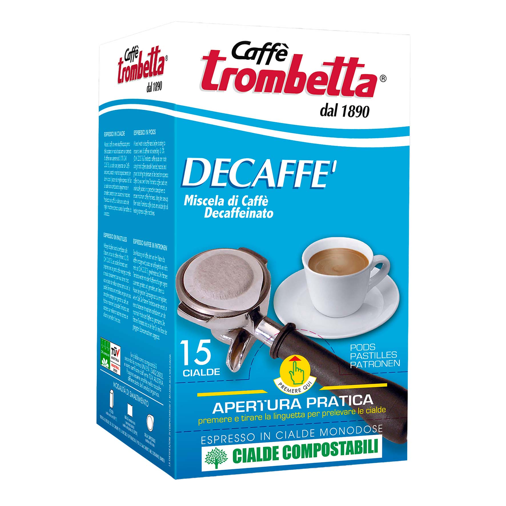 DECAFFE' CAFFÈ TROMBETTA 250 g in dettaglio