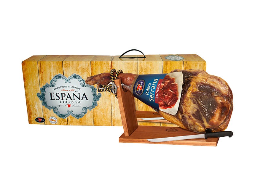 Vorderschinkenkeule Paleta Serrana im Set