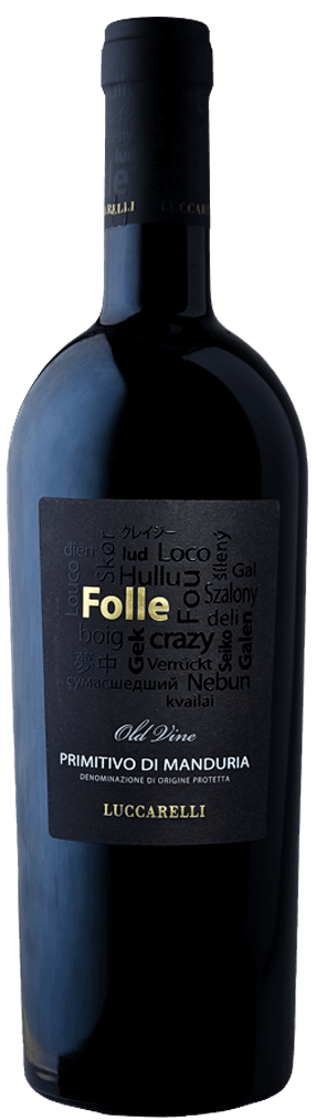 Folle Primitivo di Manduria Rosso Flasche
