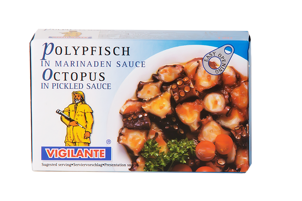 Oktopus in Marinaden Sauce