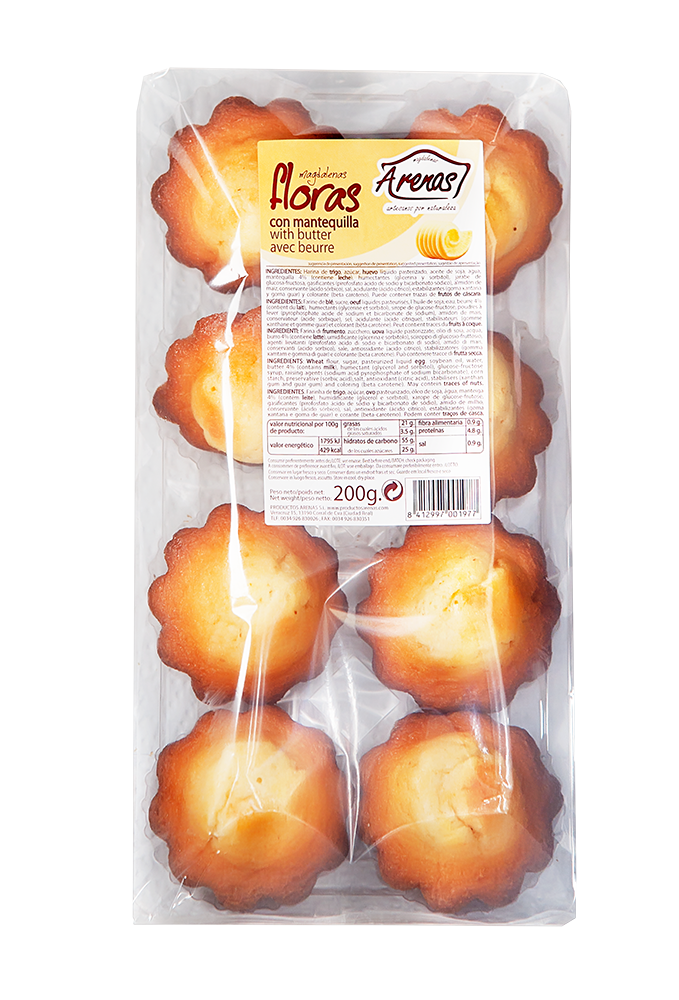 Arenas Madeleines mit Butter 220gr