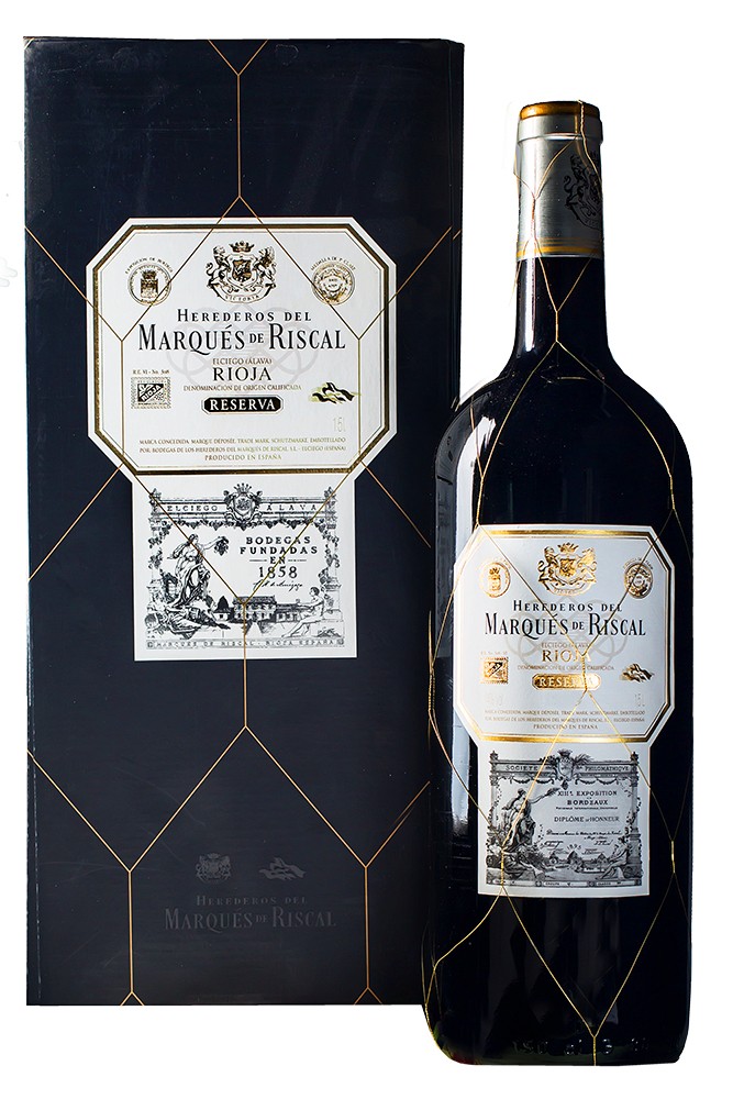 Geschenkverpackung Marqués de Riscal tinto Reserva