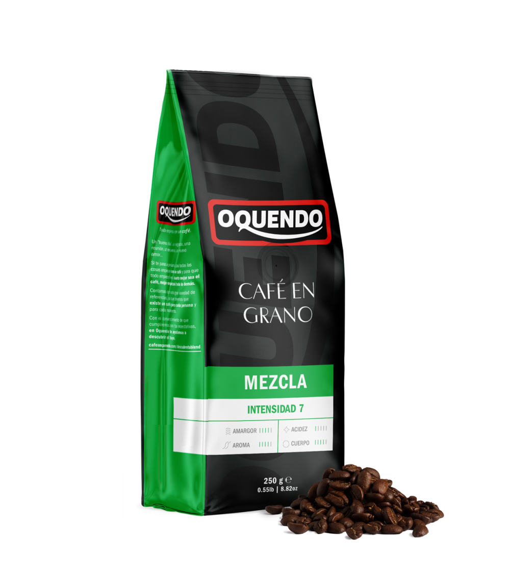 Kaffee Mezcla ungemahlen Oquendo 250g