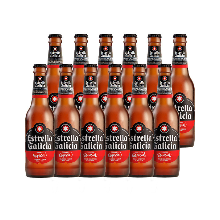 Estrella Galicia Bier - 12 Flaschen