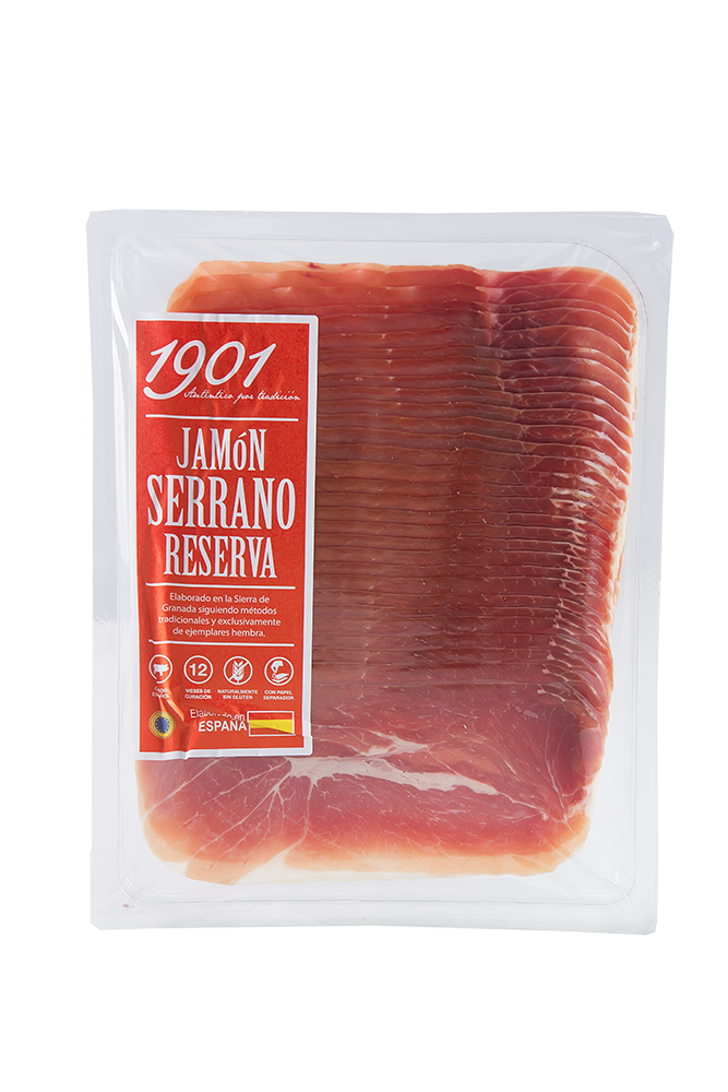 Serrano Schinken Reserva in Scheiben