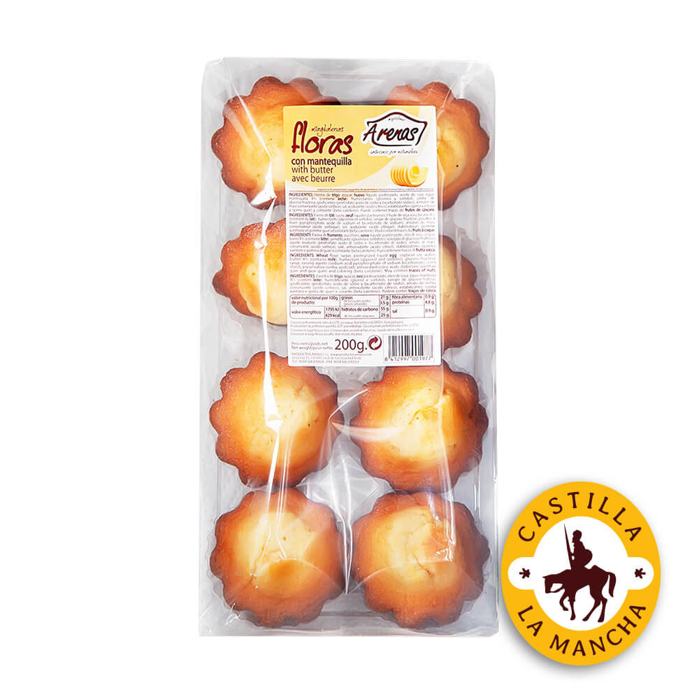 Arenas Madeleines mit Butter 220gr