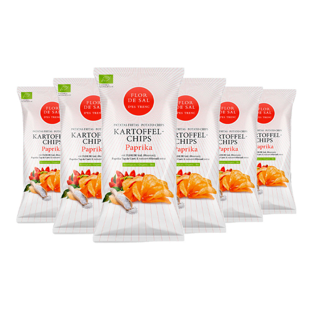 Kartoffelchips Paprika BIO (6x125g)
