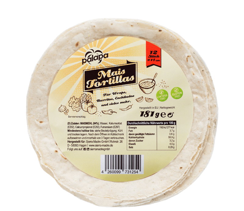 Palapa Tortillas aus Mais