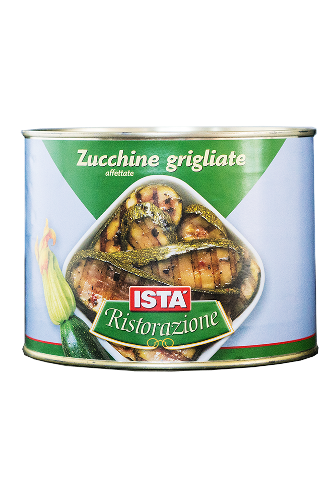 Zucchini gegrillt in Sonnenblumenöl mit Kräuter