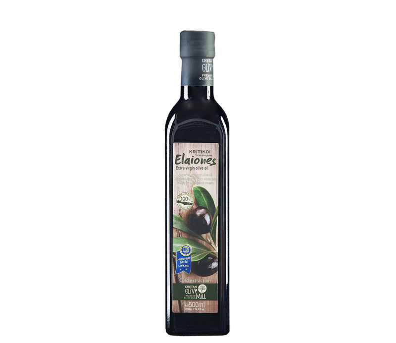 Kritikoi Elaiones Olivenöl aus Kreta 0,5 Liter