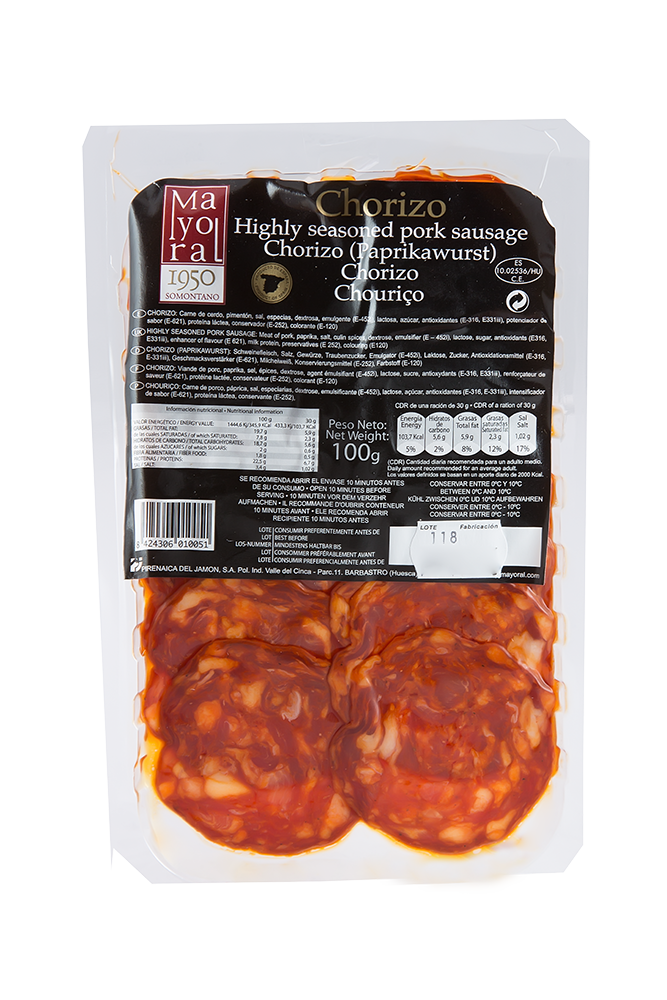 Chorizo in Scheiben