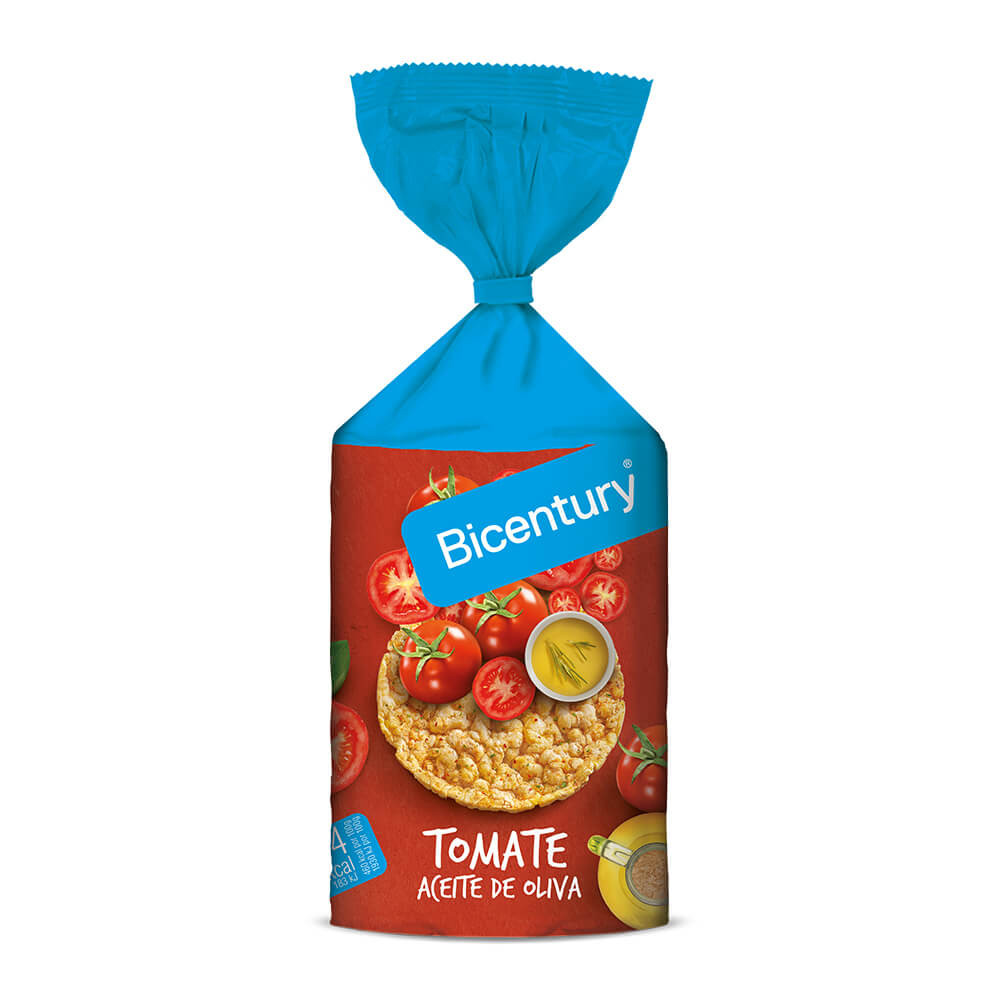 Maiswaffeln Tomate und Olivenöl