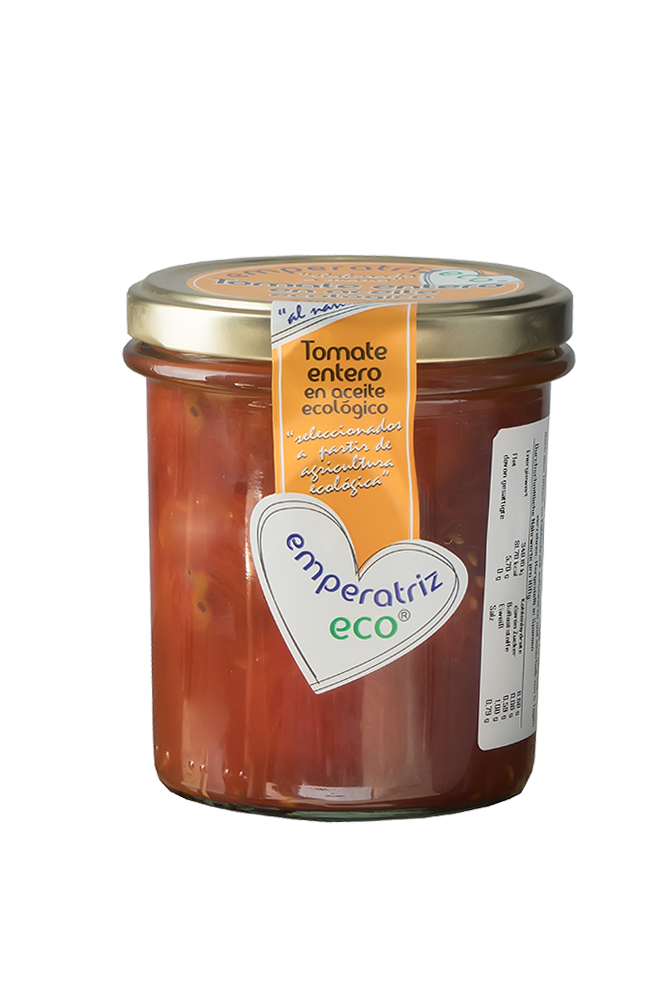Emperatriz Ganze Bio Tomaten in Bio Öl eingelegt im Glas 330g BIO