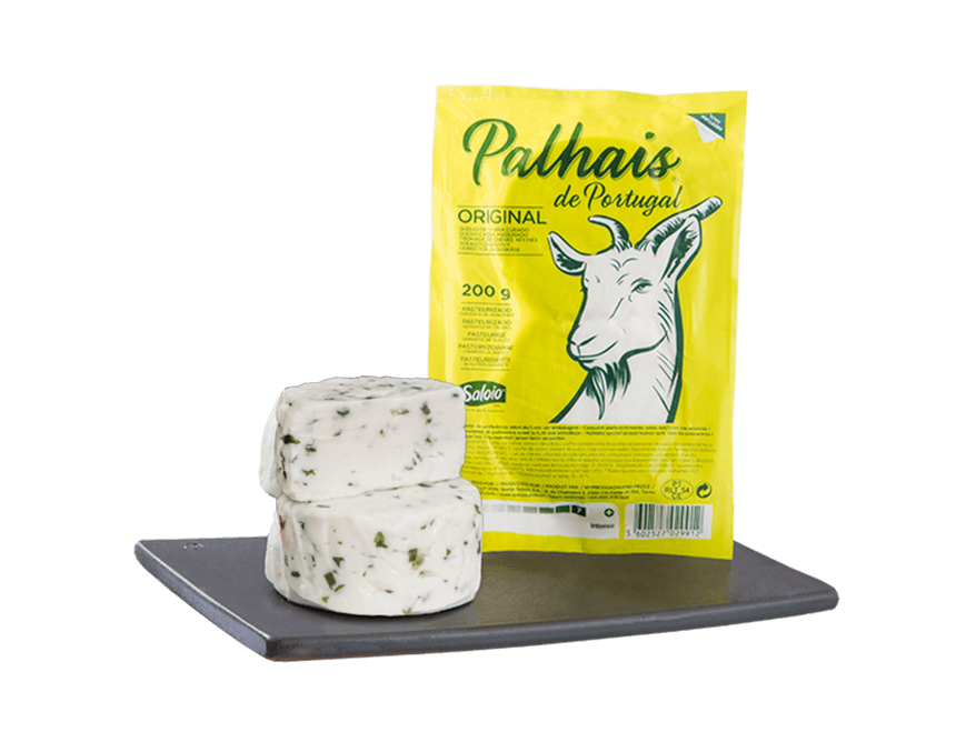 Palhais Ziegenkäse mit Knoblauch und Kräutern