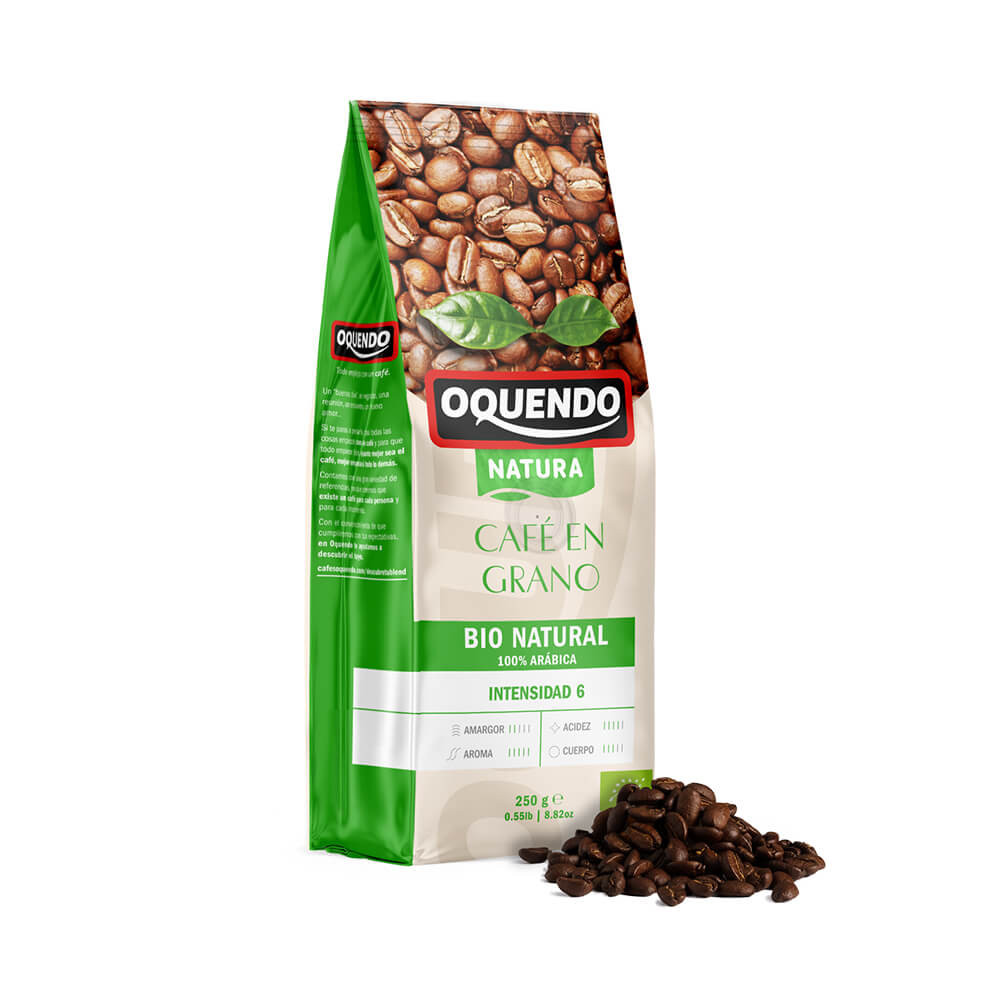 Oquendo Kaffee ungemahlen 100% Arabica 250g BIO