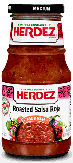 Mexikanische Salsa geröstet Herdez